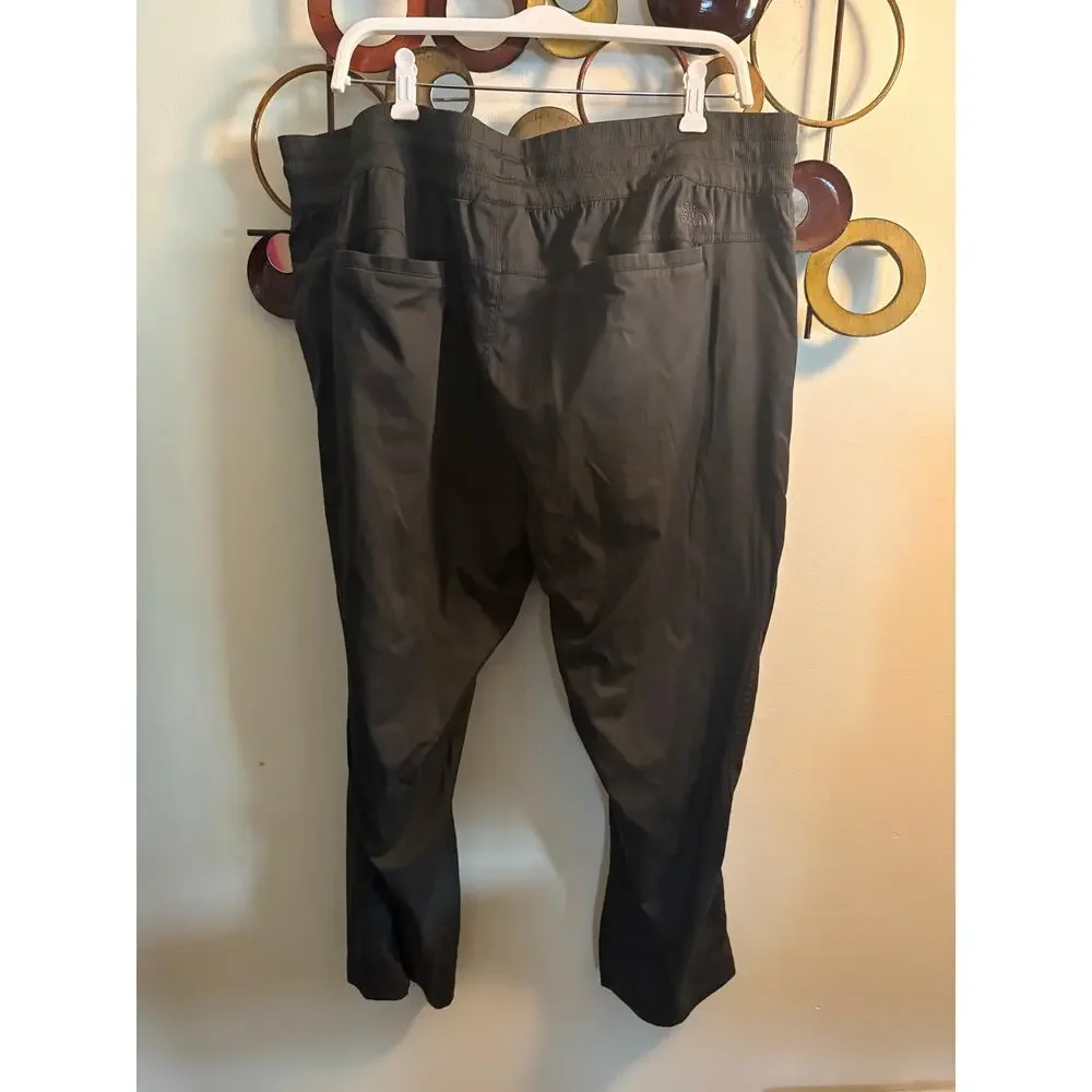 Women’s xxxl dark gray North Face lightweight pants with - Picture 2 of 4